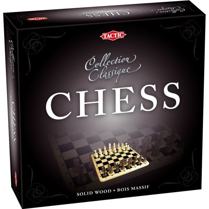 Coffret Echecs En Bois Tactic  – Jeu Classique De Stratégie