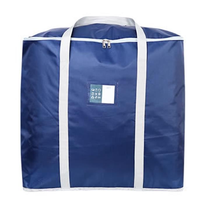 Sacs De Déménagement TAILI - Lot De 2 Sacs à Dos Robustes Pour Rangement, Voyage Et Buanderie | Bleu | 75L
