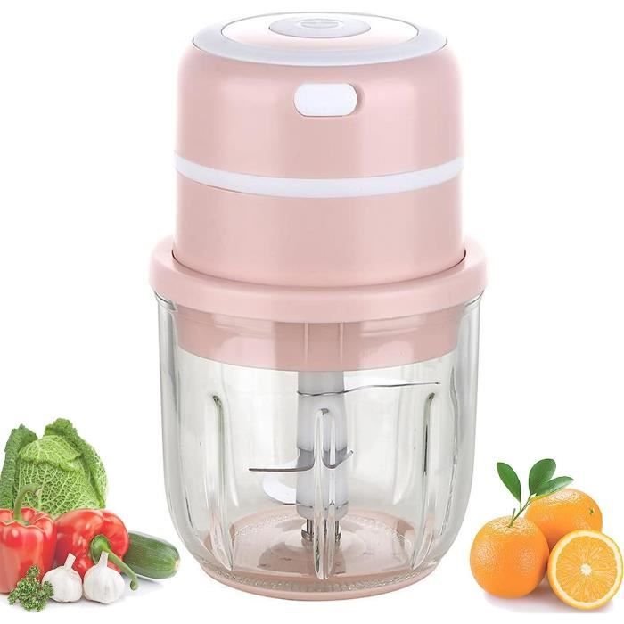 BEPER P102ROB050 Hachoir Rechargeable USB, Mini Robot de Cuisine, Capacité 250 ml, Puissance 3,7 V, 3 Lames en Acier Inoxydable, Batterie Rechargeable, Rouge/Blanc BEPER P102ROB050 Hachoir Rechargeable USB, Mini Robot de Cuisine, Capacité 250 ml, Puissance 3,7 V, 3 Lames en Acier Inoxydable, Batterie Rechargeable, Rouge/Blanc