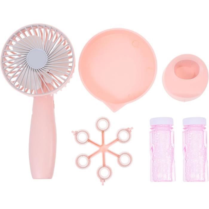 Mini Ventilateur Rechargeable En Forme De Hamburger - Avec Miroir, 3 Vitesses, Idéal Pour L'Été