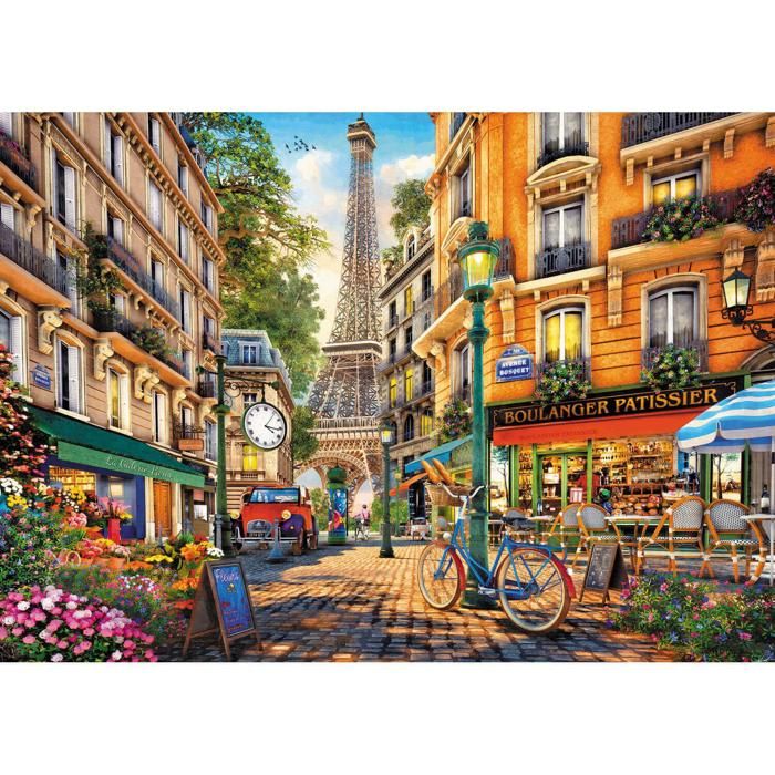 Puzzle 2000 pièces : Après-midi à Paris - Cdiscount Jeux - Jouets