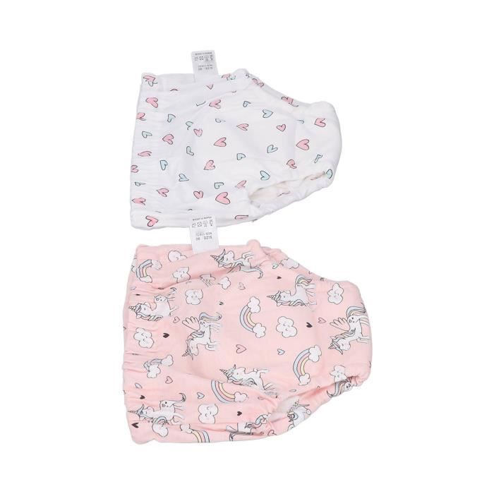 Couche-culotte réutilisable en coton lavable pour bébé, 1 pièce/lot,  pantalon d'apprentissage pour enfant