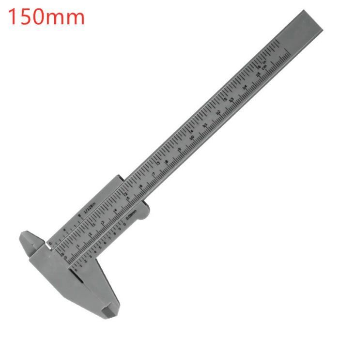 Pied à Coulisse Micrométrique 0-150mm Acier Carbone Haute Précision - Outil Mesure Professionnel