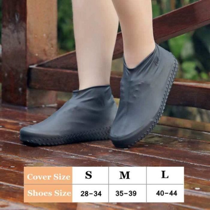 BW04064-Couvre chaussures imperméables en Silicone. couvre chaussures de  pluie réutilisables. protège chaussures unisexe. antidéra - Cdiscount