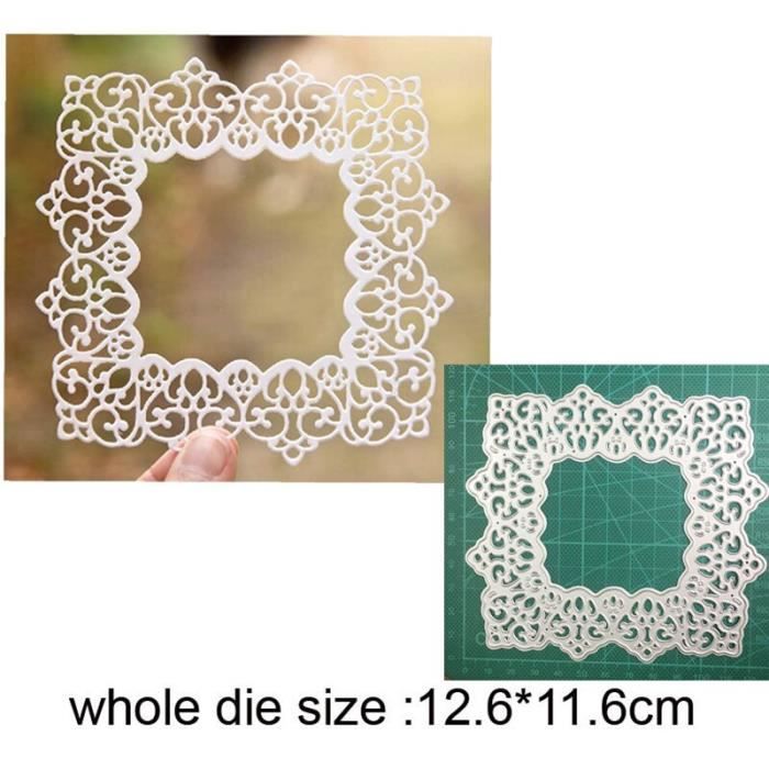 Lot De 4 Matrices De Découpe Métal Sapin De Noël Et Flocon De Neige - Emporte-pièces Scrapbooking Et Cartes