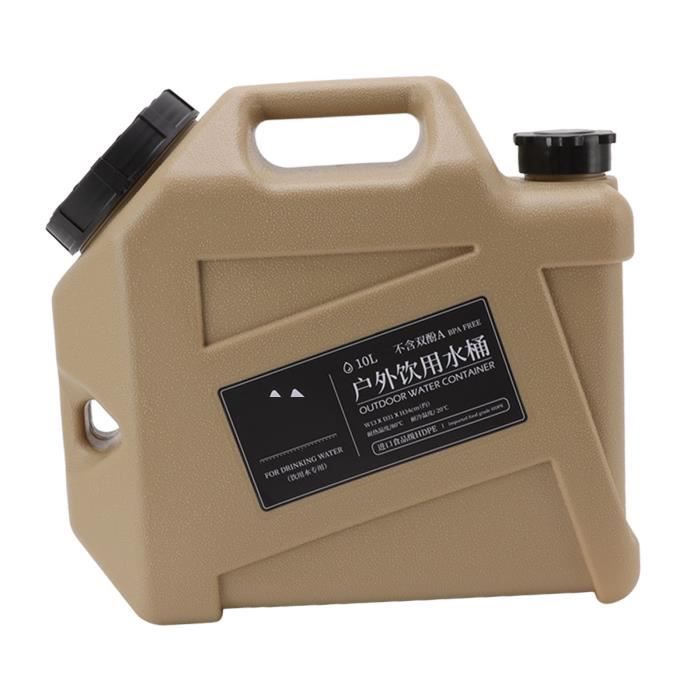 Bidon Eau Camping-car 50L – PEHD Alimentaire, Avec Robinet, Grande Capacité, Pour Eau Potable, Jardinage Et Extérieur