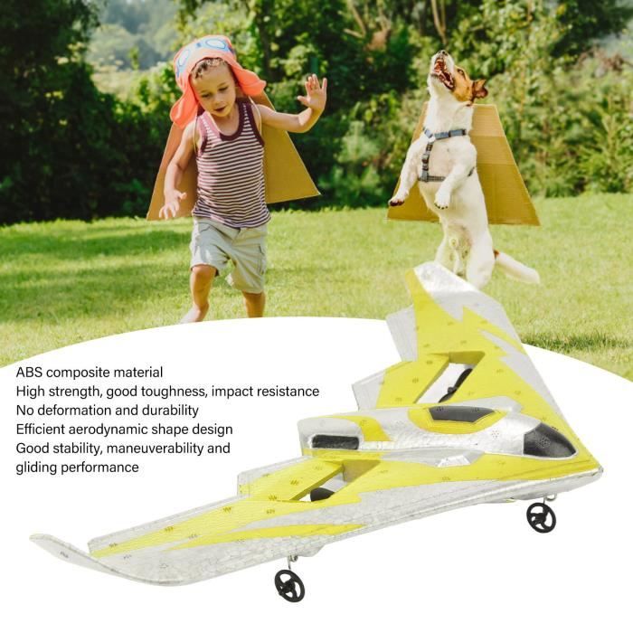 Avion De Chasse Télécommandé En Mousse EVA Avec Lumières LED, Stab Auto, Pour Enfants 8-16 Ans