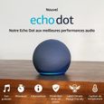 Nouvel Echo Dot (5e génération, modèle 2022) | Enceinte connectée avec Alexa | Bleu marine-1