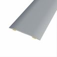 barre de seuil adhésive même niveau aluminium coloris (03) argent Long 90 cm larg 3,7cm-1