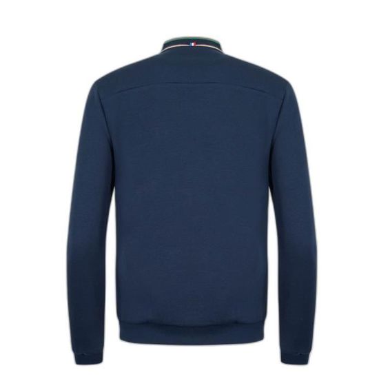Blouson Le Coq Sportif Saison N 1 bleu nuit Femme Manches