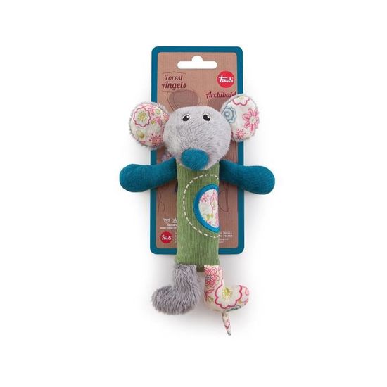 Peluche 15 Cm 19432 Squeaker Souris Archibald Forest Angels Trudi