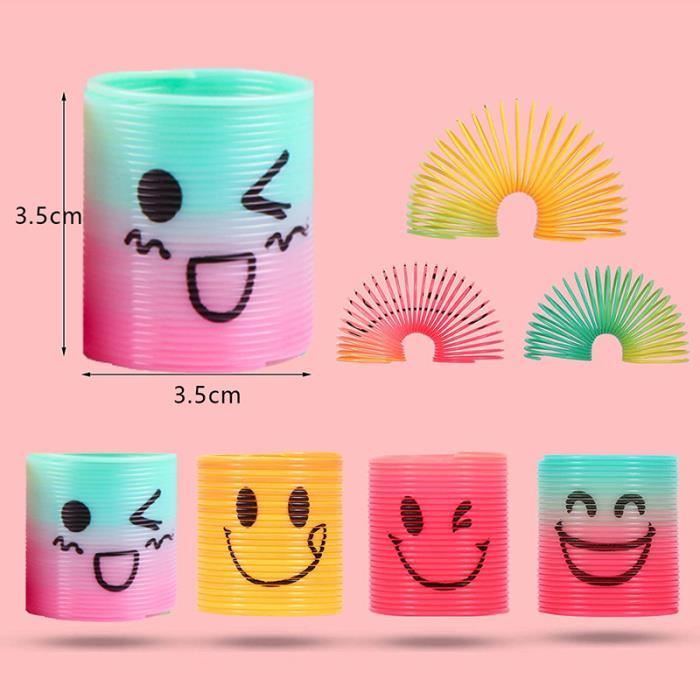 2 Pièces Rainbow Spiral Jouet Set en Spiral pour Garçons Filles