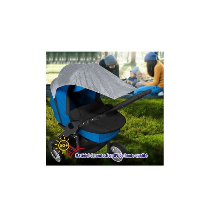 Pare Soleil Universel pour Poussette avec Sac De Rangement Offert