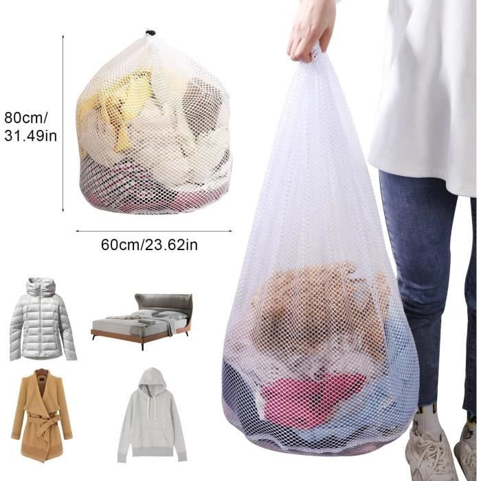 AIVORO 3 Pièces Sac Linge Sale Voyage 50 x 60 cm, Filet Linge Machine à