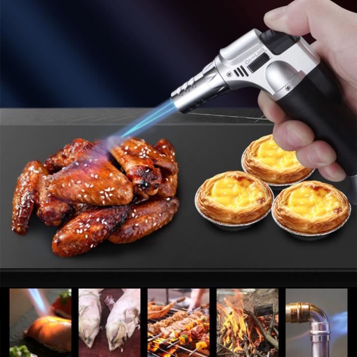 Chalumeau De Cuisine Et Bricolage – Température Réglable Jusqu’à 1300°C – Pour Crème Brûlée, Soudure, Camping