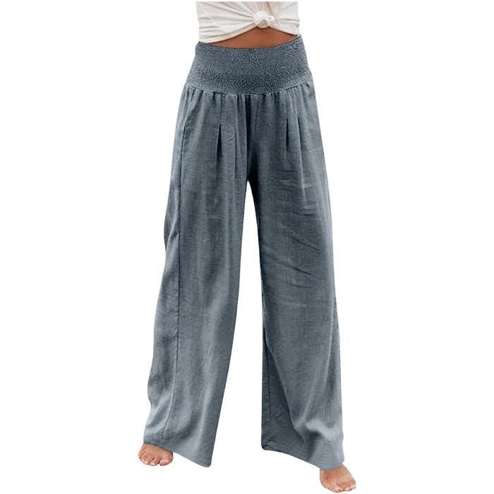 Pantalon fluide léger femme shop