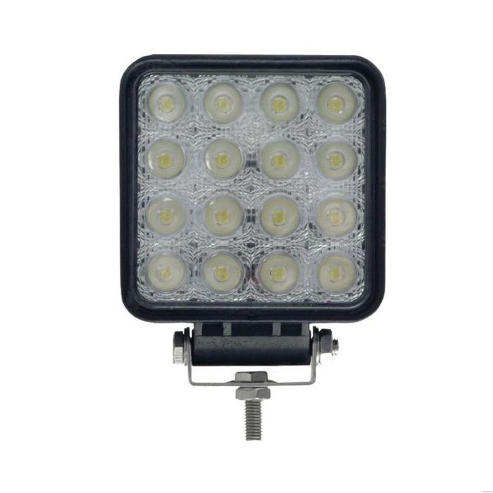 PICAA Lot De 2 Phares LED Travail 48W 3.3 Pouces – Spot 30° 12V/24V Pour 4x4, Moto, Camion