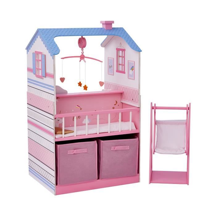 Nurserie de poupon - Teamson Kids - Dreamland - Maison de poupée à