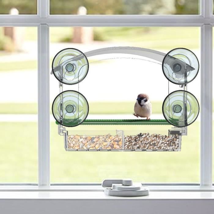 Mangeoires Pour Oiseaux Sauvages - Mangeoire Exterieur Métal Inoxydable