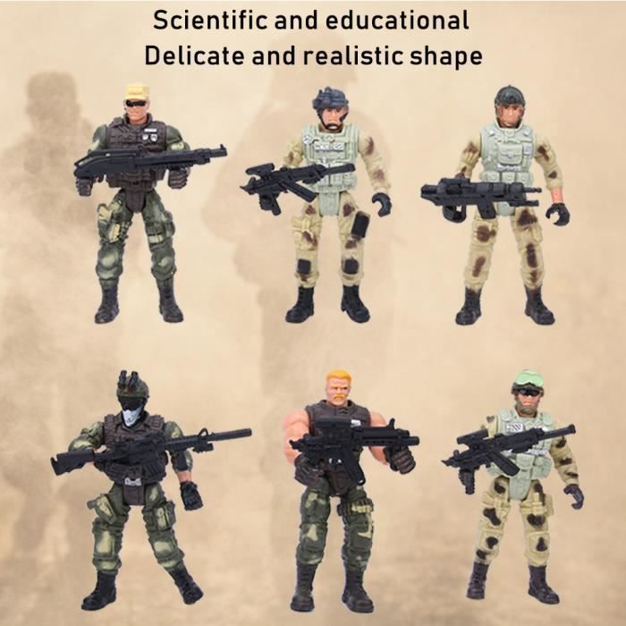TD® Modèle de simulation de jouet de soldat du Corps des Marines