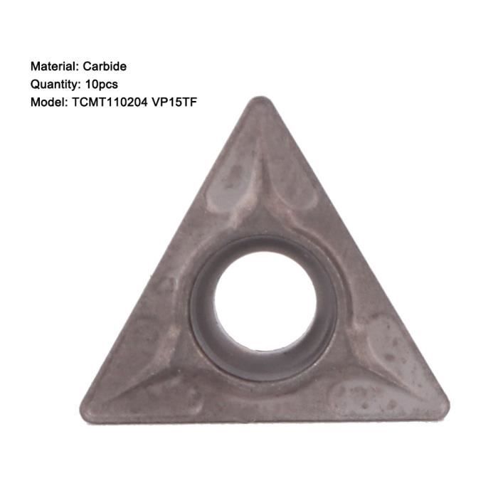 10 Plaquettes Carbure SEKT1204 AFTN – Pour Usinage Acier, Fiable Et Polyvalent, Marque Haute Qualité