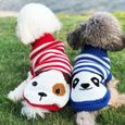 14-XXS(6) -Pull tricoté pour chien, vêtement d'hiver, petit gabarit, Chihuahua, chiot, chat-3