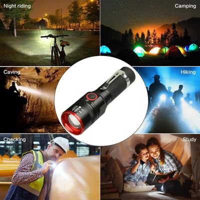 Lampe Torche LED Denny 2000 Lumens - Ultra Puissante, 5 Modes, Powerbank USB