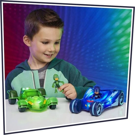 Pyjamasques, jouet préscolaire Chat-Bolide, voiture de Yoyo avec figurine  Yoyo, pour enfants à partir de 3 ans 