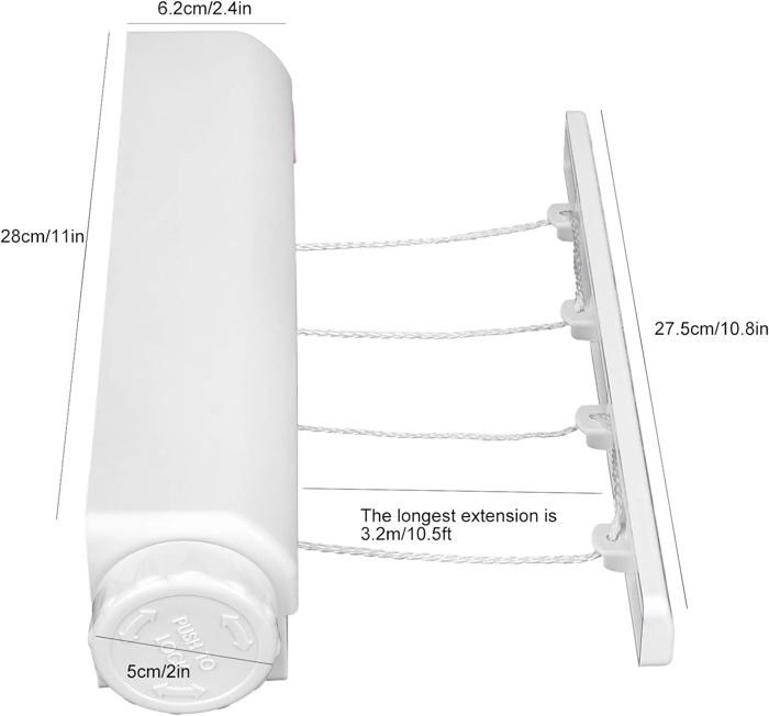Kit Corde Blanche Pour Rideaux + Anneaux Plastique - 50 Mètres - Accessoire Pratique Pour Tringles, Stores Romains - Déco Fenêtre