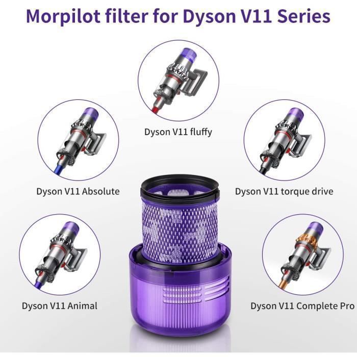 Vhbw Filtre compatible avec Dyson V11 Outsize, V15 Detect Absolute  aspirateur à main - filtre anti-saleté