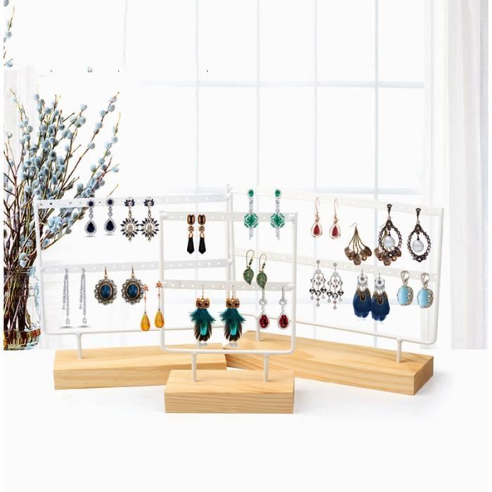 Présentoir à Bijoux Navaris - Pour Colliers, Bracelets & Boucles D'Oreilles - Organisation
