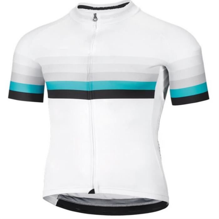 Maillot Cycliste Homme Manches Courtes - Confort, Respiration Et Style Pour Vos Sorties Vélo