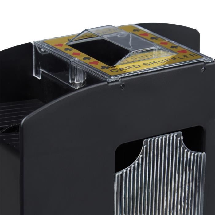 Mélangeur Cartes Rapide 2.5s Mélangeur Cartes Automatique Rechargeable - 2000mAh - Poker Texas Hold'em Blackjack - Silencieux Melangeur Cartes Poker