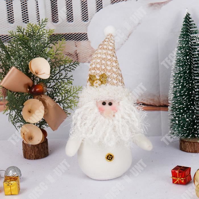 Onlynery Poupée en Peluche Bonhomme de Neige - Figurines de Noël Bonhomme  de Neige tricotées en Peluche | Décorations de Noël pour Table, Salon
