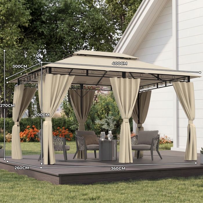Tonnelle De Jardin 3x4 Destockagenull