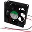 Ventilateur pour bo/îtier dordinateur PC 12V 80x80x20mm 90.04m3//h 48dBA 4600rpm 24AWG C16219 AERZETIX