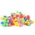 100 Balles De Piscine À Balles - Jeu De Balles Enfant - Balles Colorées - Balles Océaniques Réutilisables-0
