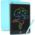 LCD Tablette Enfants, 8.5 Pouces Tablette Dessin avec écran Coloré, Doodle Pad avec Bouton D'effacement Verrouillable-0