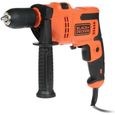 BLACK & DECKER Perceuse à percussion -  500 Watts - BEH200-QS-0