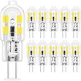 AMPOULE LED Ampoule G4 LED 2W ACDC 12V Ampoules deacuteclairage eacutequivalent agrave 10W 20W Halogegravene Blanc Froid 6000K N39-0