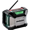 Radio de chantier double alimentation R 12-18 BT (sans batterie ni chargeur) avec câble secteur en boîte carton - METABO - 600777850-0