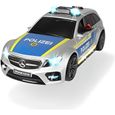 Dickie Toys 203716018 Voiture de Police Mercedes-AMG E43 Moteur Hayon de Voiture pour Jouet avec système sonore et Piles incluses Ar-0