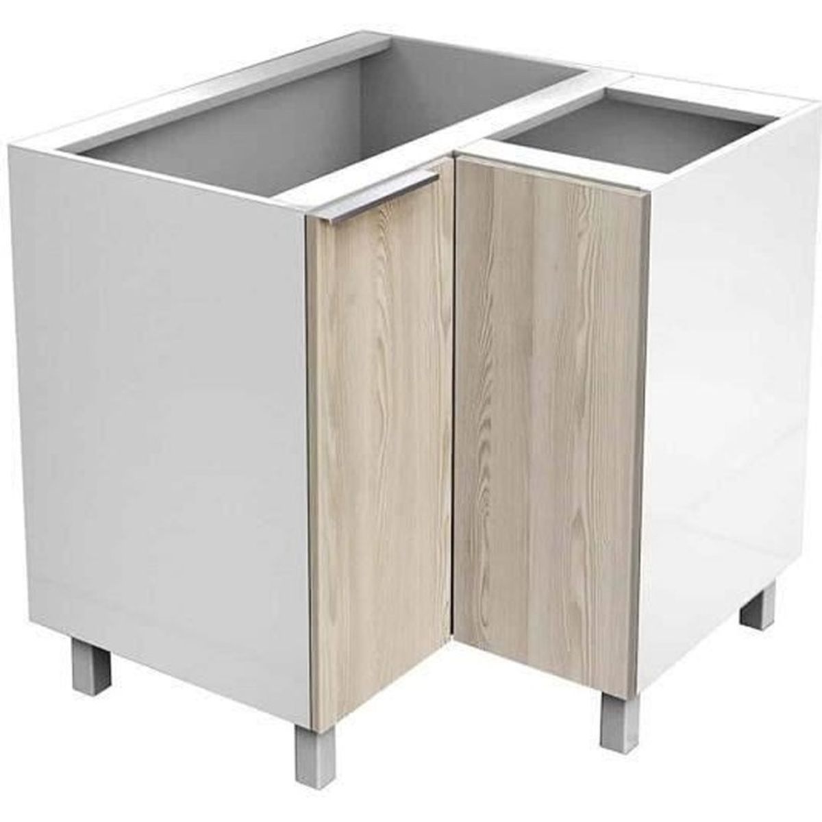 Meuble Angle Bas 90cm Frene Achat Vente Elements Bas