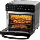 Iceagle Air Fryer 15L avec Double Résistance - 2200 W Friteuse sans Huile - Fenêtre, 13 en 1, Recettes