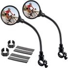 MARSEE Lot de 2 Retroviseur Velo, Rétroviseurs de Vélo Grand Angle Rotatifs à 360° pour Vélo de Montagne, Vélo électrique