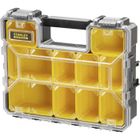 STANLEY EXPERT STANLEY FATMAX Organiseur Profondeur 106 mm 1-97-521 - 10 Compartiments Amovibles - Couvercle en Polycarbonate Incassable