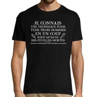 Kaamelott | Citation Perceval | Technique de Combat | T-Shirt Homme col Rond Humour Série TV