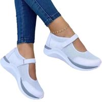 Chaussures de Sécurité Femme - A La Baskets à Compensés - Blanc