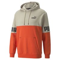 Sweatshirt Puma Power Colorblock - orange/beige/noir