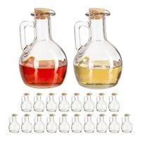 20 Bouteilles huile et vinaigre en verre - 10036521-0